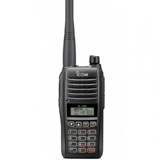 Icom IC-A16E 8.33/25kHz Ground to Air Support Radio