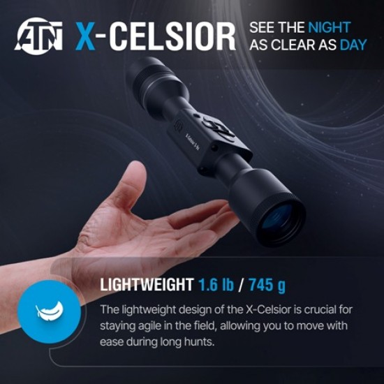 ATN X-Celsior 3-9x Night / Day Hunting Rifle Scope