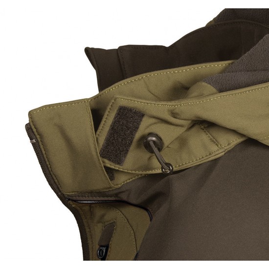 Κυνηγετικό Ελαστικό Softshell Jacket Cofra Klarbo clay brown/black