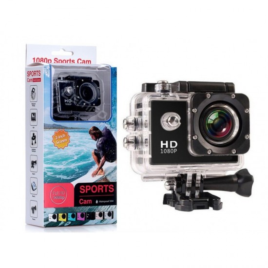 Action Camera Αδιάβροχη 1080P FullHD