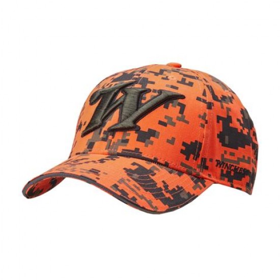 WINCHESTER BLAZE ORANGE DIGITAL BOWMAN CAP O/S