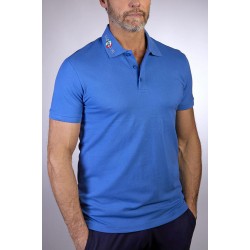 CASTELLANI ΚΟΝΤΟΜΑΝΙΚΟ POLO T-SHIRT ΜΠΛΟΥΖΑΚΙ